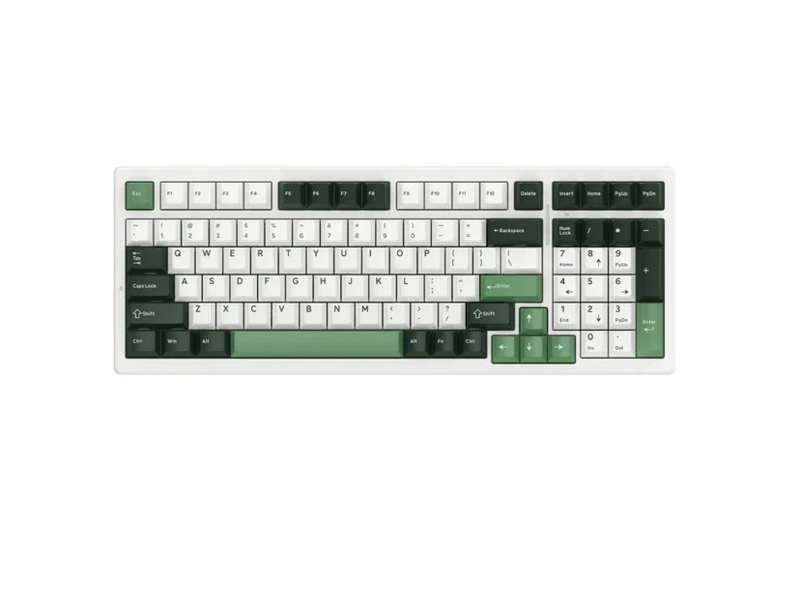 Клавиатура беспроводная ATK S99 Anya white green