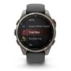 Смарт-часы Garmin Fenix 8 Pro 47mm Amoled Sapphire Titanium with Graphite Black Silicone Band