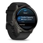 Смарт-часы Garmin Venu 4 45mm Slate with Black Silicone Band