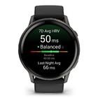 Смарт-часы Garmin Venu 4 45mm Slate with Black Silicone Band