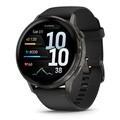 Смарт-часы Garmin Venu 4 45mm Slate with Black Silicone Band