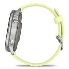 Смарт-часы Garmin Venu 4 45mm Silver with Citron Silicone Band