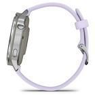 Смарт-часы Garmin Venu 4 41mm Silver with Periwinkle Silicone Band