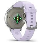 Смарт-часы Garmin Venu 4 41mm Silver with Periwinkle Silicone Band
