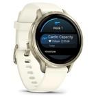 Смарт-часы Garmin Venu 4 41mm Lunar Gold with Bone Silicone Band