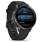 Смарт-часы Garmin Venu 4 41mm Slate with Black Silicone Band