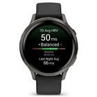 Смарт-часы Garmin Venu 4 41mm Slate with Black Silicone Band