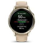 Смарт-часы Garmin Venu 4 41mm Lunar Gold with Bone Silicone Band and Light Sand Leather Band