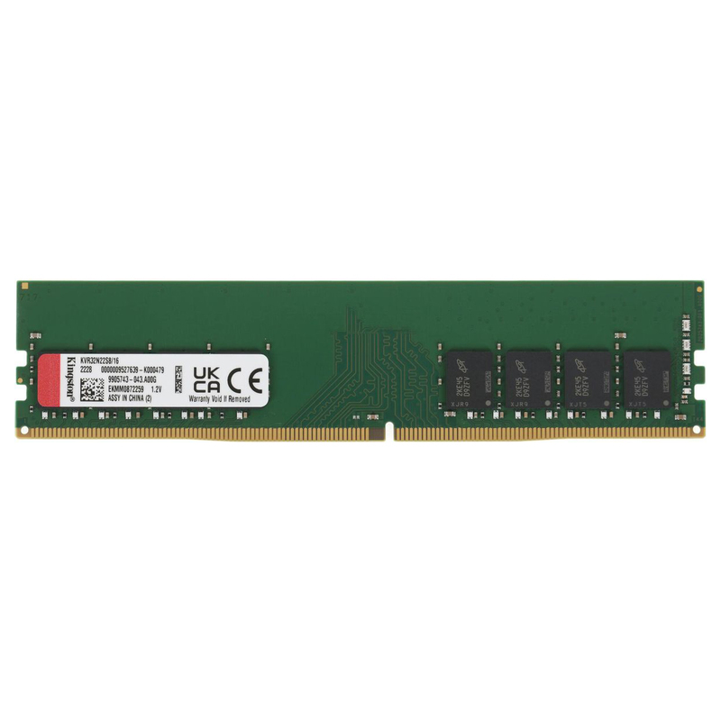 Оперативная память Kingston KVR32N22D8/8 CL22 8GB DIMM DDR4 3200 Mhz
