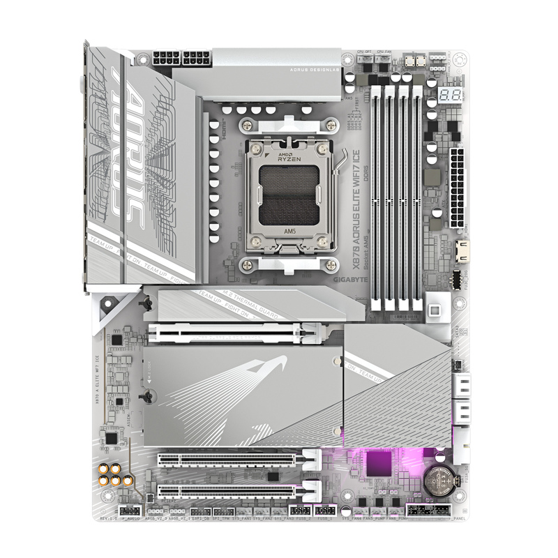 Материнская плата Gigabyte X870 Aorus Elite WIFI7 Ice