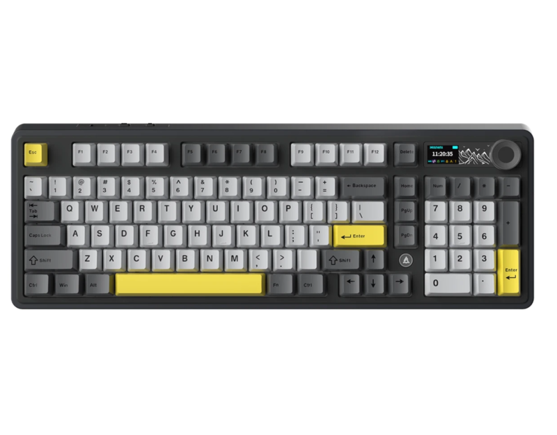 Клавиатура беспроводная Ajazz AK980 черный/серый Cyan Cloud Switch