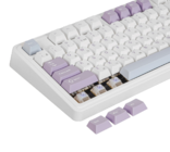 Клавиатура беспроводная Ajazz AK980 белый/фиолетовый Gift Switch V2