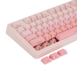 Клавиатура проводная Ajazz AK980 Max розовый