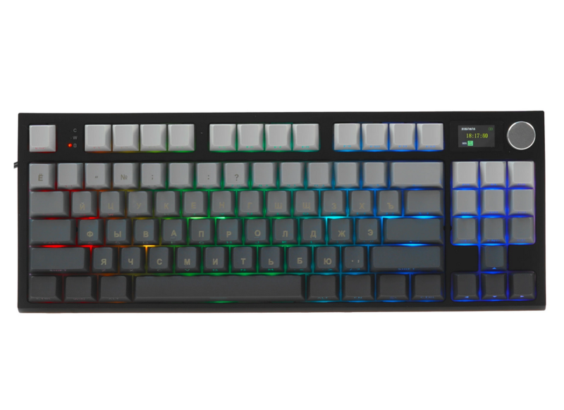 Клавиатура беспроводная Attack Shark K86 серый