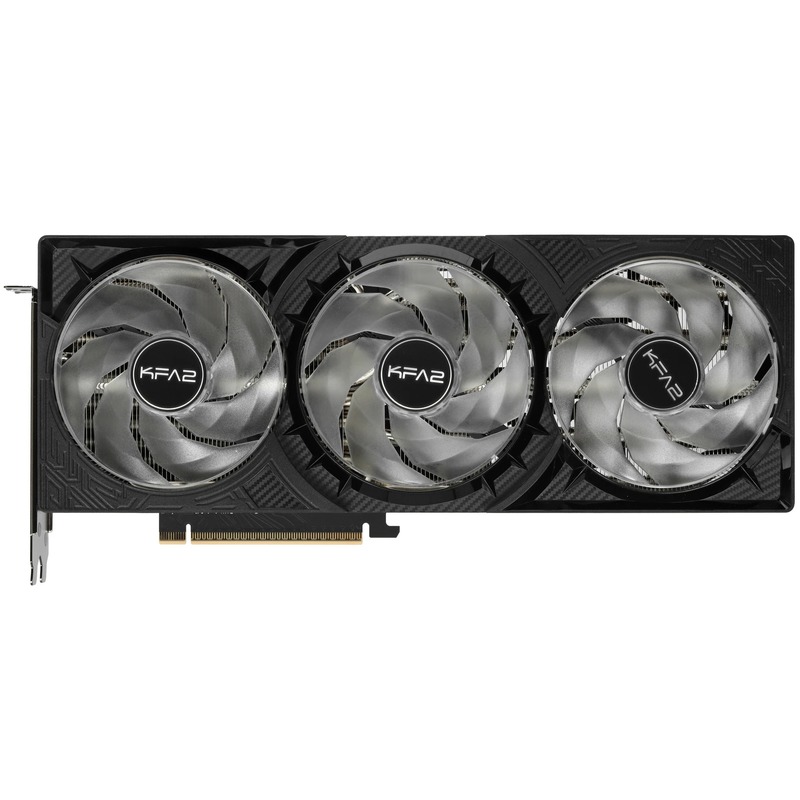 Видеокарта KFA2 GeForce RTX5070Ti Core OC 3FAN RGB Black 16GB GDDR7 256bit