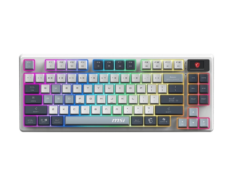 Клавиатура MSI Forge GK600 TKL RGB Wireless Sky