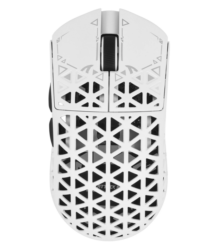 Мышь беспроводная Attack Shark R5 Ultra white