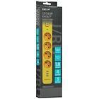 Сетевой фильтр Dexp Intensity 418WU желтый