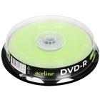 Оптический носитель Aceline DVD-R 16x Cake Box 10