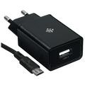 Сетевое зарядное устройство Dexp CBM10A-2 + кабель microUSB