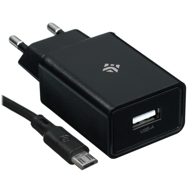 Сетевое зарядное устройство Dexp CBM10A-2 + кабель microUSB