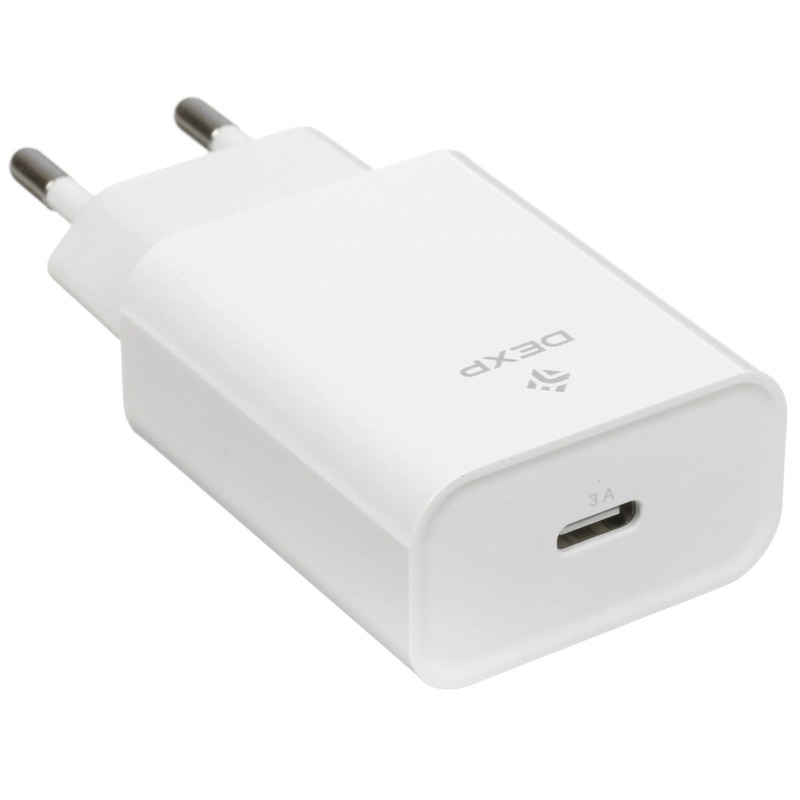 Сетевое зарядное устройство Dexp IET25CD 20W White