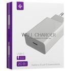 Сетевое зарядное устройство Dexp IET25CD 20W White + кабель Lightning 8-pin