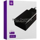 Сетевое зарядное устройство Dexp IET25CD 20W Black