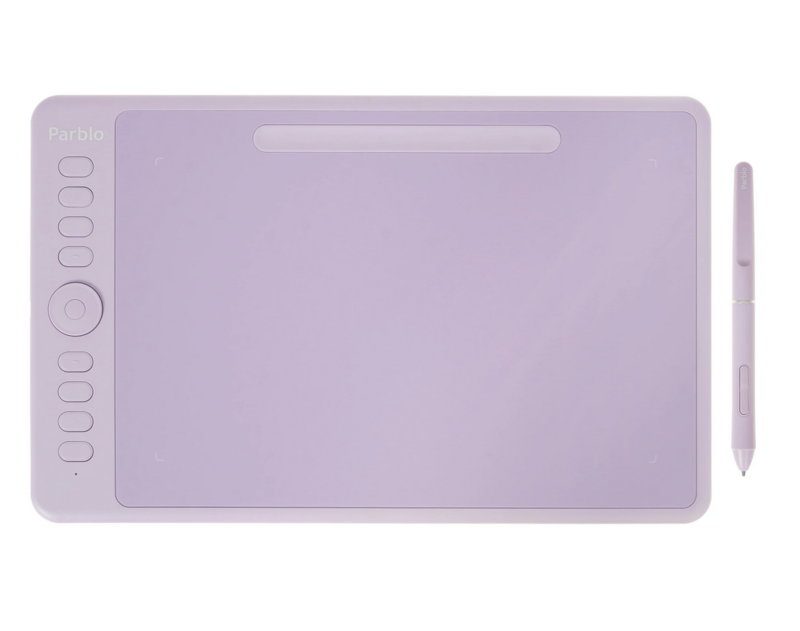 Графический планшет Parblo Intangbo M Pink