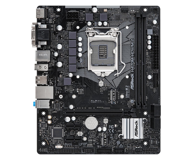 Материнская плата Asrock H470M-HDV/M.2