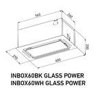 Вытяжка Meferi Inbox60wh Glass Power