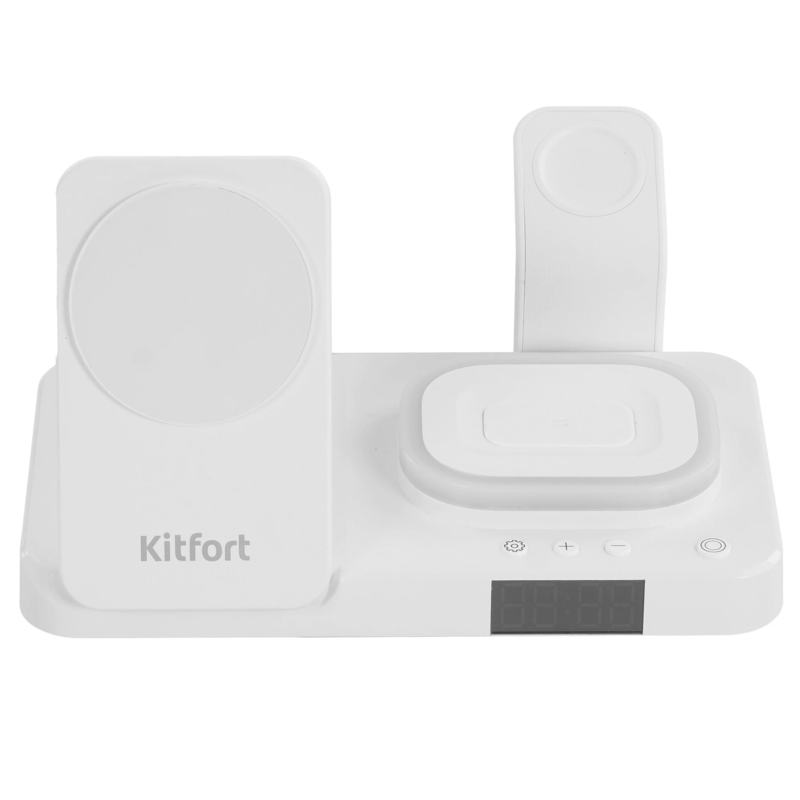 Беспроводное зарядное устройство Kitfort KT-3760 White