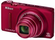 Фотоаппарат Nikon Coolpix S9400 красный