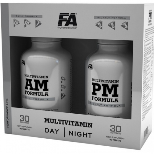 Комплекс витаминов и минералов Fitness Authority MULTIVITAMIN AM-PM 180 таб