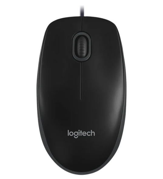 Мышь Logitech B100 USB черная