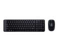 Комплект Клавиатура + Мышь Logitech Wireless Combo MK220 USB Black