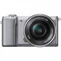 Фотоаппарат Sony ILCE-5000L серебристый
