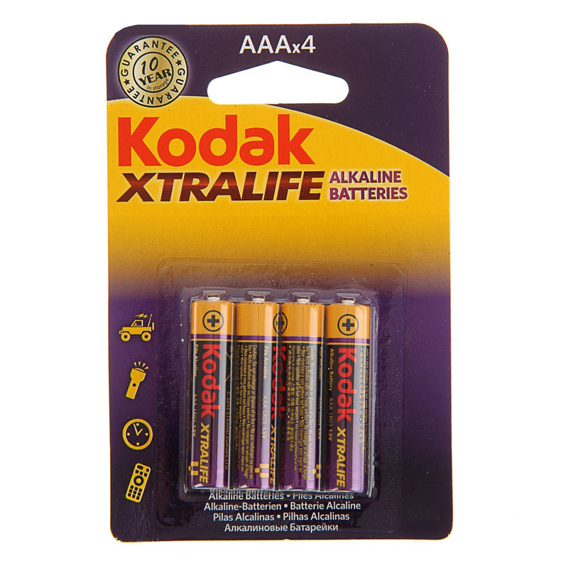 Батарейки Kodak LR03-4BL XTRALIFE AAA