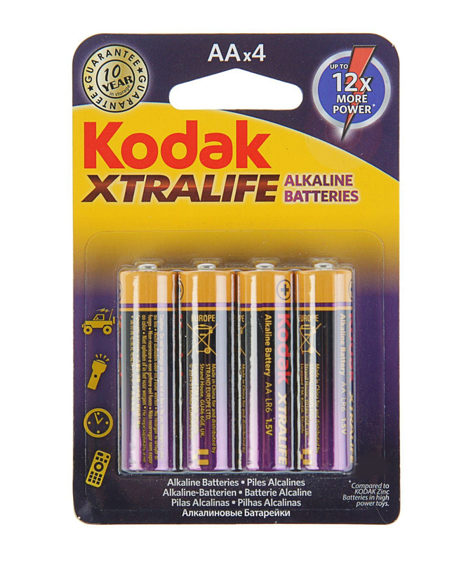 Батарейки Kodak LR6-4BL XTRALIFE AA