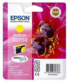 Картридж Epson C13T07344A10 желтый