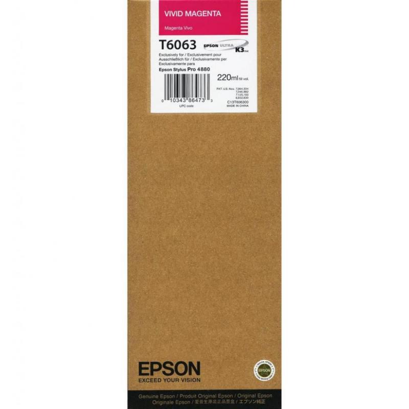 Картридж Epson C13T606300 пурпурный