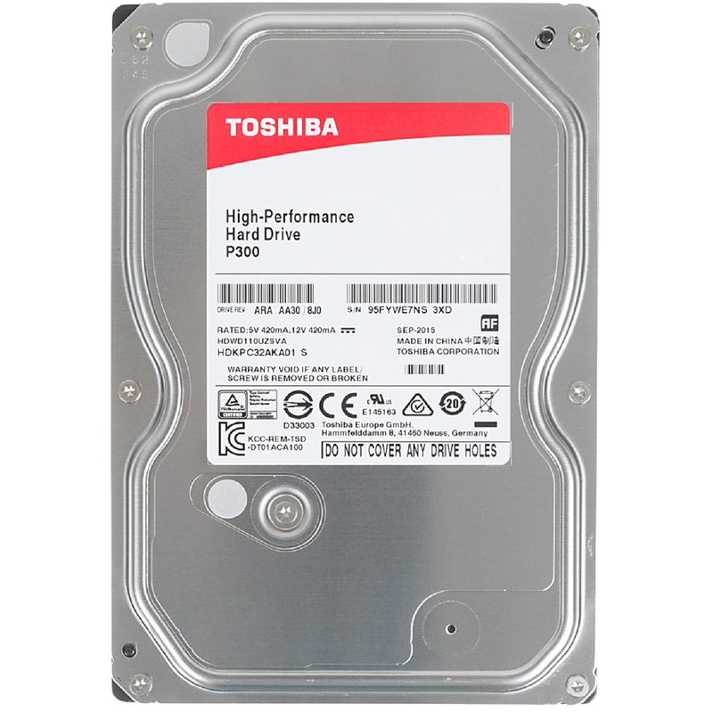 Внутренний жесткий диск Toshiba HDWD110EZSTA (1000Gb, 64Mb cashe) SATA-600