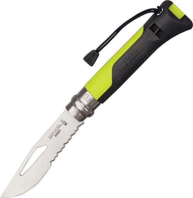 Нож Opinel №08 OUTDOOR зеленый