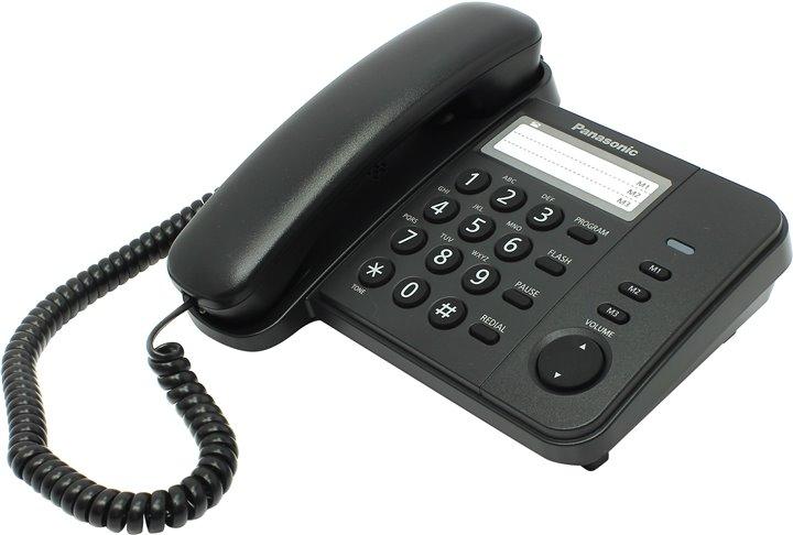 Стационарный телефон Panasonic KX-TS2352RUB