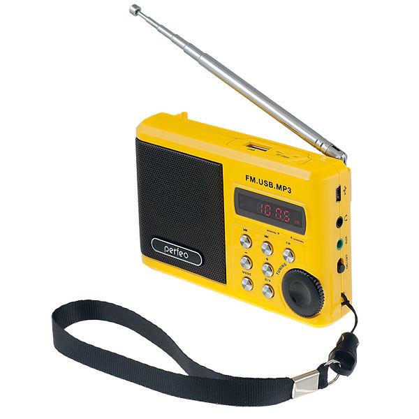 Радиоприёмник Perfeo PF-SV922 желтый