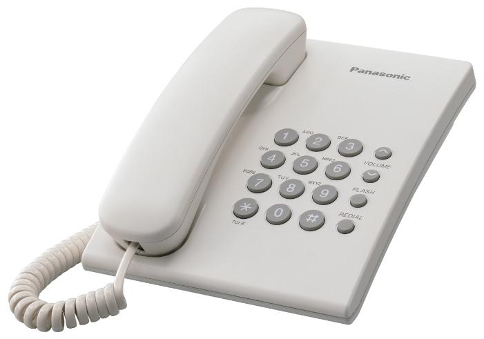Стационарный телефон Panasonic KX-TS2350RUW