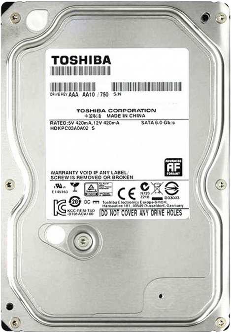 Внутренний жесткий диск Toshiba DT01ACA100 1000Gb 7200rpm SATA3