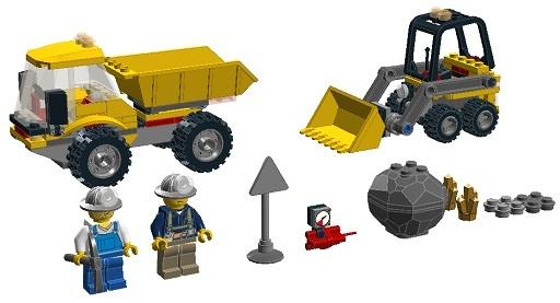 LEGO City 4201 Погрузчик и самосвал