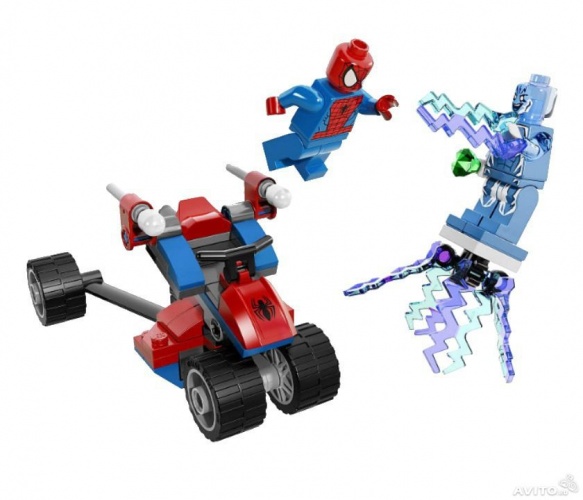 LEGO Super Heroes 76014 Спайдер-трайк против Электро