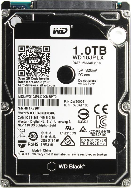 Накопитель HDD Western Digital 1TB Slim